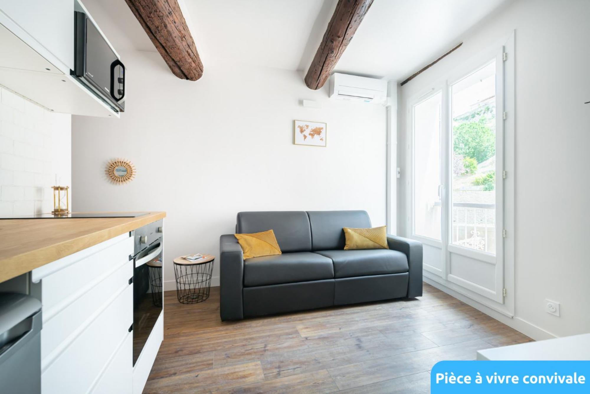 Lou Baou - Calme - Lumineux - Wifi Daire Gardanne Oda fotoğraf