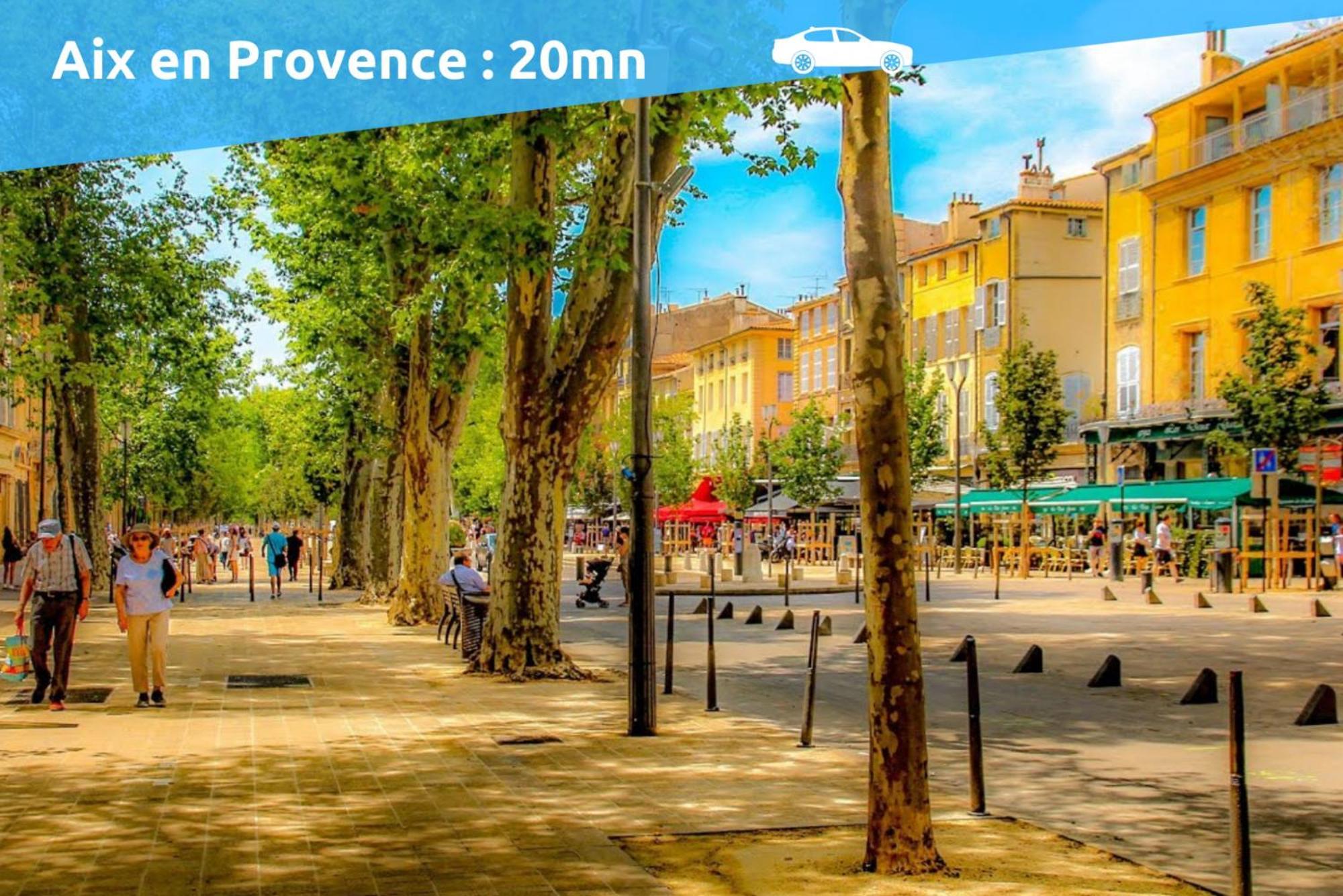 Lou Baou - Calme - Lumineux - Wifi Daire Gardanne Dış mekan fotoğraf